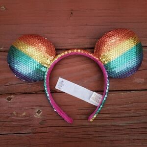 Disney Mickey Mouse Ears Headband 'Rainbow' One Size